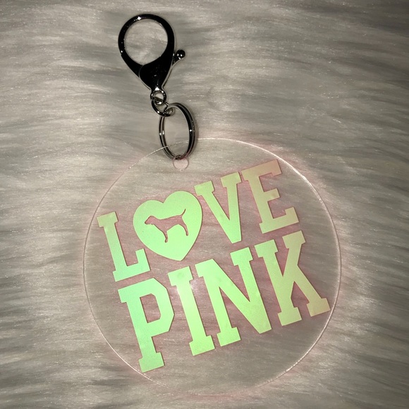 Accessories - Pink Opal Love Pink Keychain